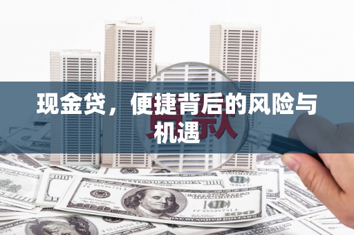 弥陀现金贷，便捷背后的风险与机遇