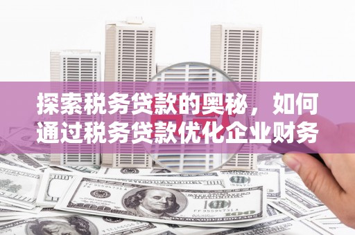 杏花岭探索税务贷款的奥秘，如何通过税务贷款优化企业财务