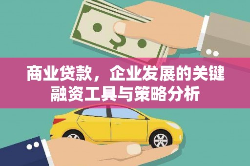 河南商业贷款，企业发展的关键融资工具与策略分析