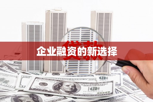 那玛夏企业融资的新选择