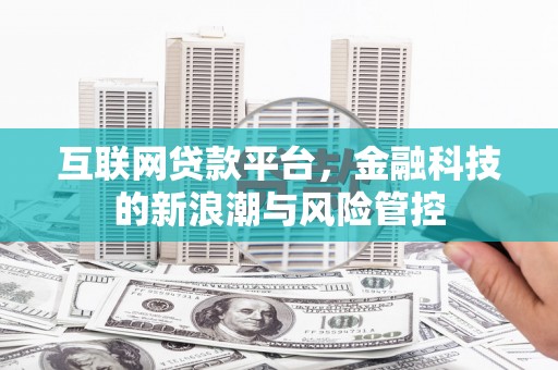 新津互联网贷款平台，金融科技的新浪潮与风险管控
