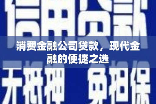 苗栗消费金融公司贷款，现代金融的便捷之选